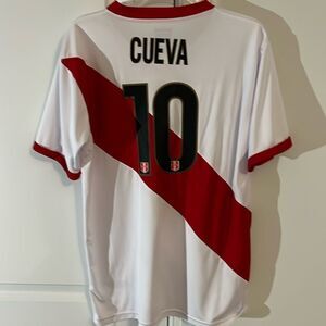 PERU National Soccer Team Christian Cueva #10 Jersey Marathon Hidrotec Model M